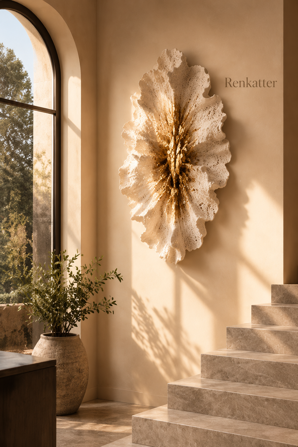 Renkatter Coral Relief 3D Wall Sculpture