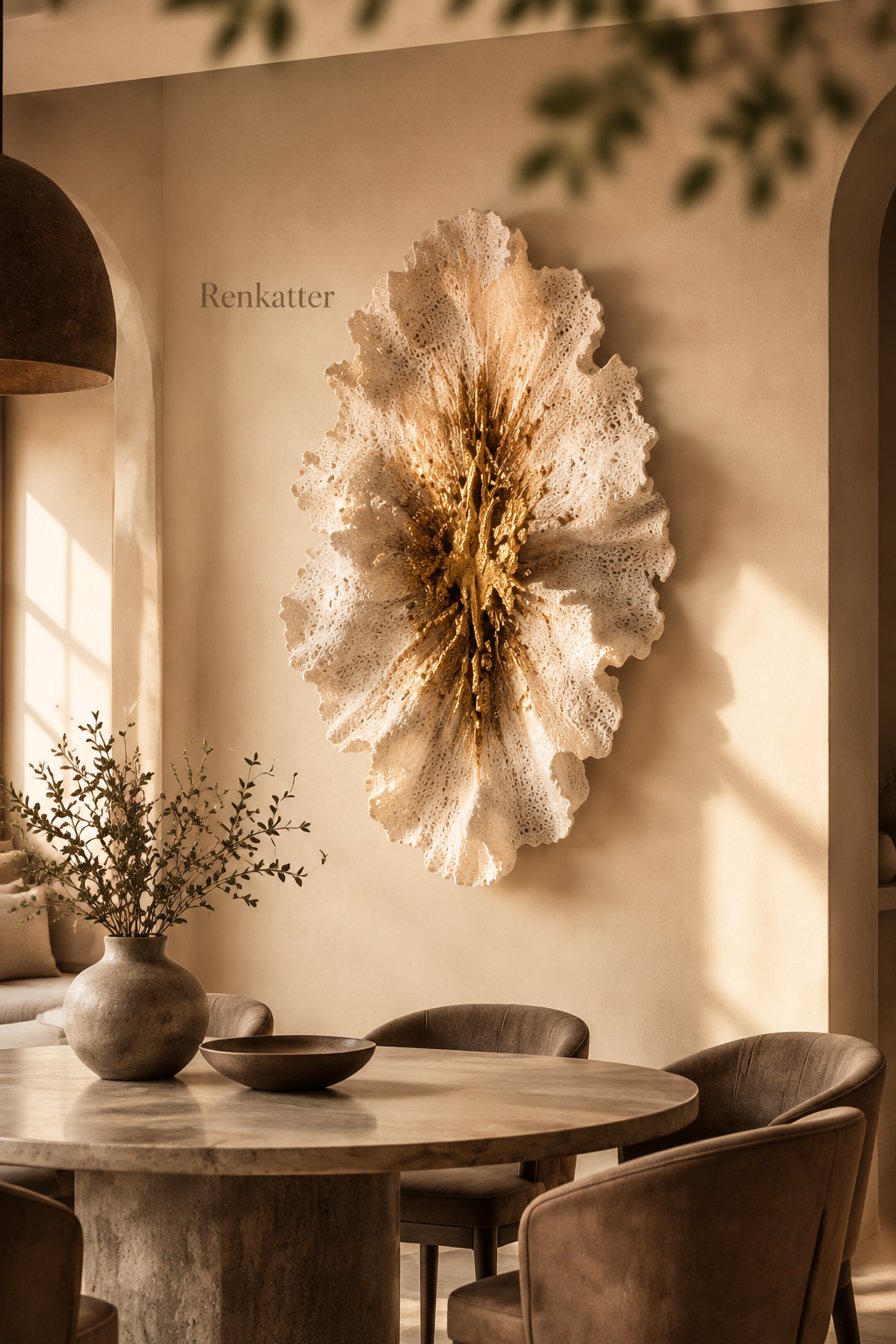 Renkatter Coral Relief 3D Wall Sculpture
